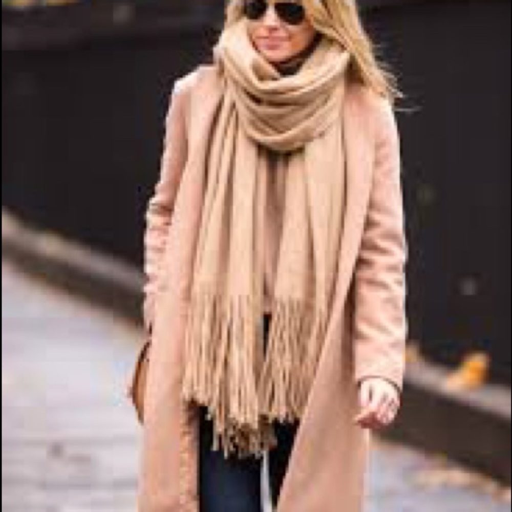Free people kolby scarf tan